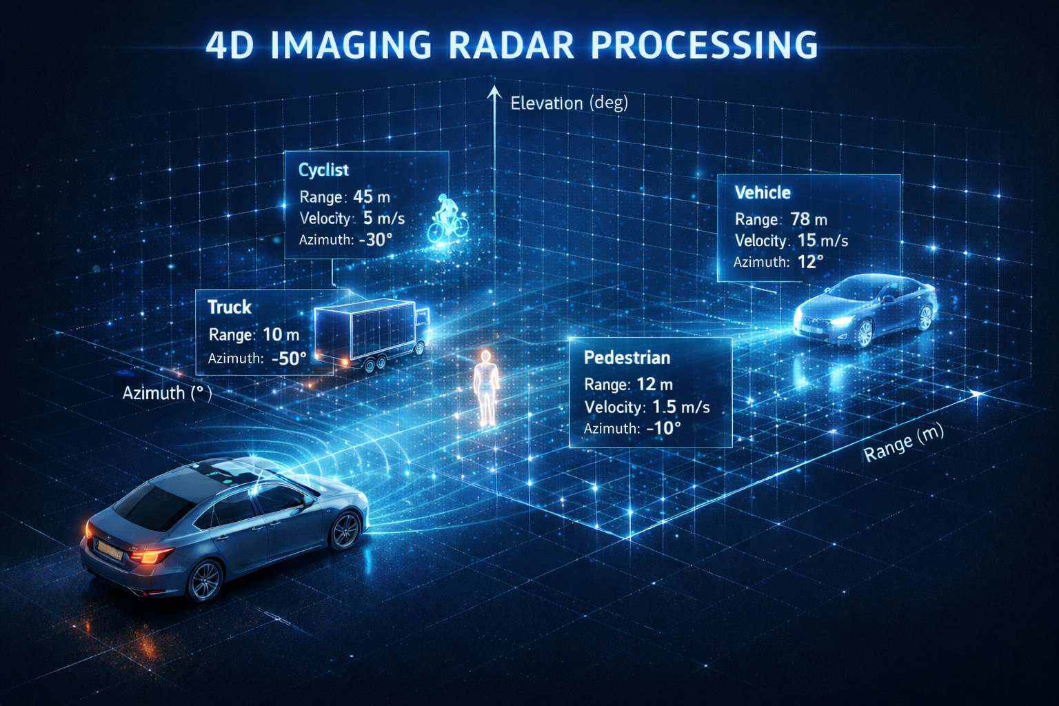 4D imaging radar