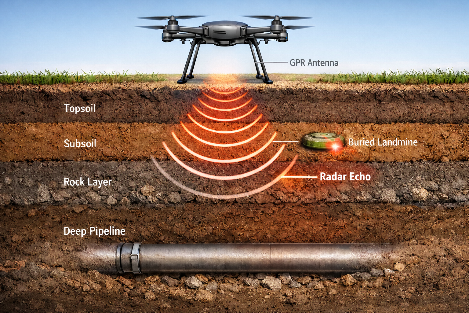 Ground-penetrating radar